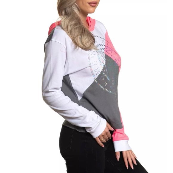 AMERICAN FIGHTER Women's Hoodie Sweatshirt MORROW - Picture 5 of 6